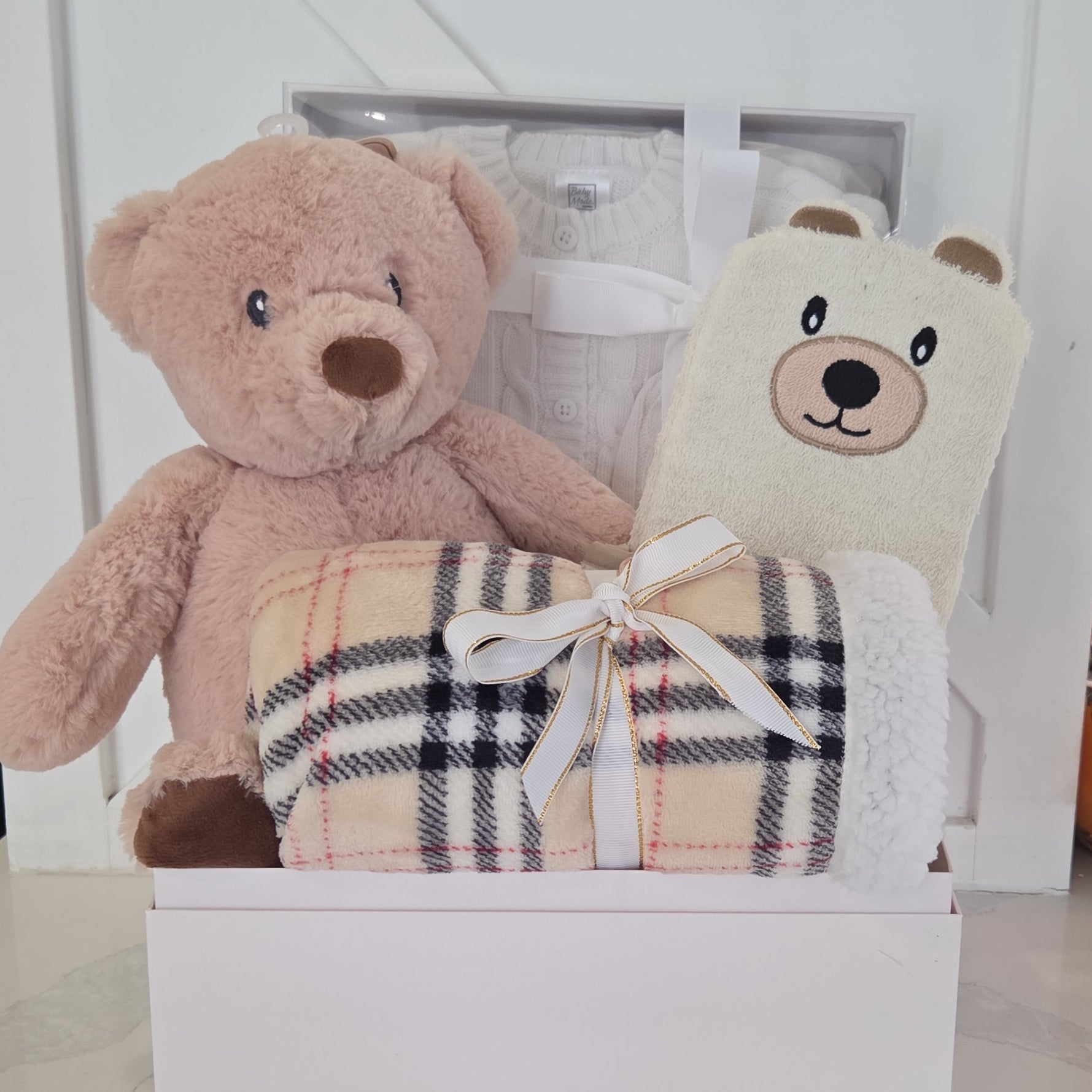 Beige Baby Box