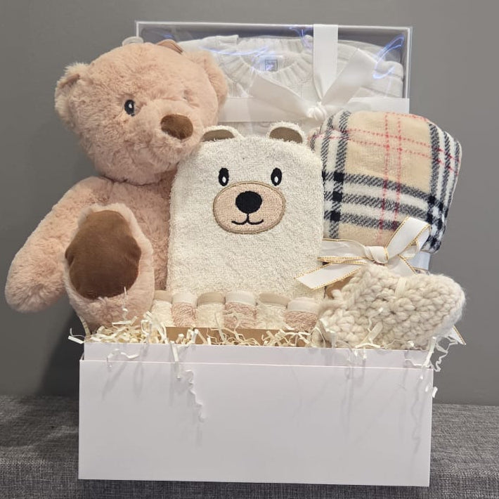 Beige Baby Box