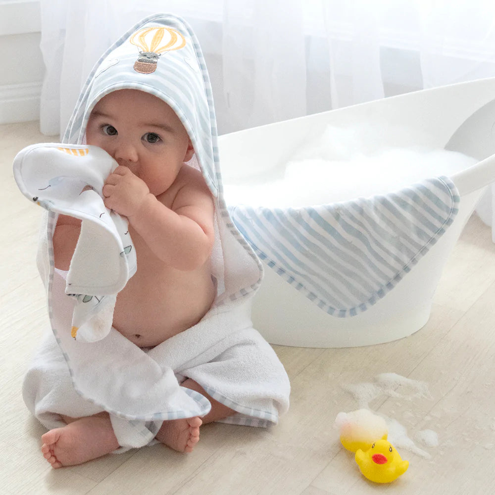 5-piece Muslin Bath Gift Set - Up and Away