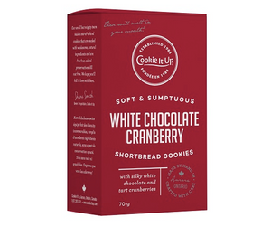 White Chocolate Cranberry Shortbread - 70g