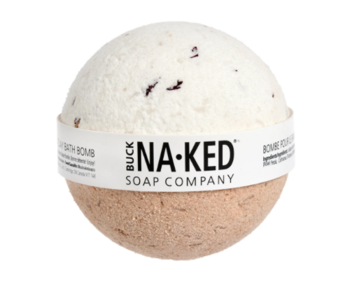 Buck NAKED Rose with Moroccan Red Clay Bath Bomb