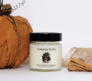 A delicious, sweet, and fruity scent of pumpkin with a perfect mix of cinnamon, spices, nutmeg, and cloves. The 6oz soy candle will burn for approximately 36 hours.