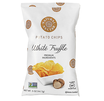 Natural Nectar White truffle potato chips 141 g - Gluten Free, Non GMO, Kosher
