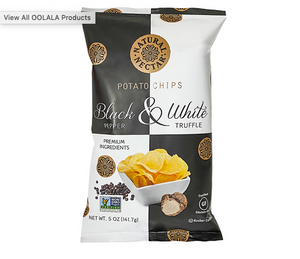Natural Nectar Black & White truffle potato chips