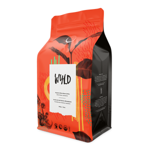 Certified Fair Trade Organic Coffee by Toronto's Wyld Coffee Co.- Dark Roast, Sumatra 340g. Roasted locally in small batches to ensure freshness.